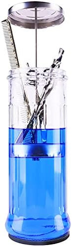 Zibarber sterilizing jar showing non-slip sponge pad base