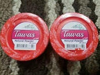 Tawas mineral deodorant powder for foot odor treatment and skin tightening.