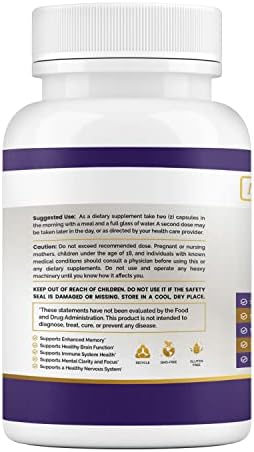 60 veggie capsules bottle of Maximum Slim for clearing daily brain fog.