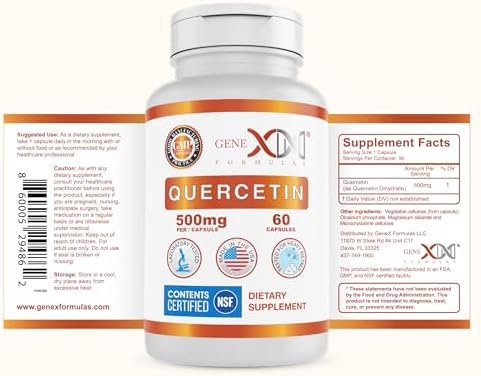 Premium packaging box of Genex Formulas antioxidant and allergy protection product