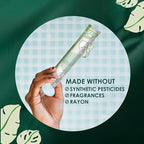 Eighty-four count L. tampons packaging showing ingredients and absorbency levels