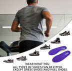 Close up of the breathable anti-slip fabric on VALSOLE orthotic shoe inserts.