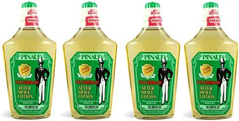 Four six ounce bottles of authentic imported Clubman aftershave lotion for men
