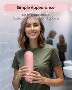 Redsack travel bidet showing compact nozzle and leakproof cap design
