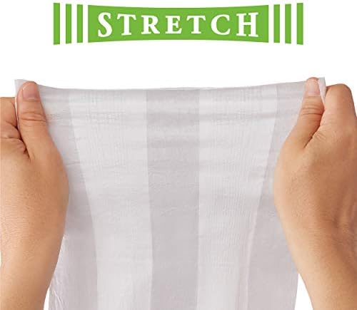 Close-up of the single centered tab closure on the FitRight large to double extra large adult diaper.