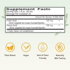Authentic imported USA vital earth minerals bottle showcasing plant derived trace elements