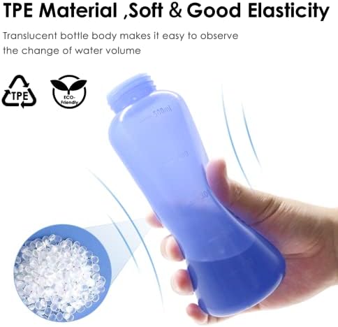 RUFCRIL travel bidet with 500ml capacity and angled nozzle for easy reach.