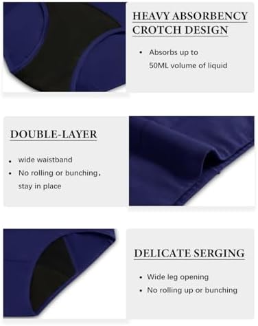 Postpartum cotton brief for women by Molasus showcasing full rear coverage structure
