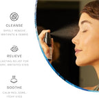 Avenova antimicrobial lash cleanser in glass bottle packaging.