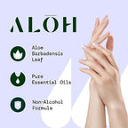 ALŌH Skin - Softening Sanitizing Hand Wipes – Sweet Orange Bergamot (1 Box of 20 Individual Wrapped Wipes) - Image 5
