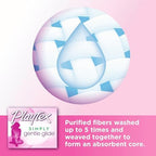 Imported Playtex fragrance free tampons packaging details