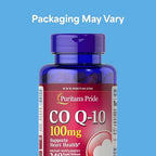 Puritan's Pride CoQ10 100mg supplement facts and ingredient list label