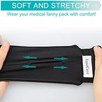 EaseCare black medical waist accessory displaying its slim profile for discreet under-clothing wear.