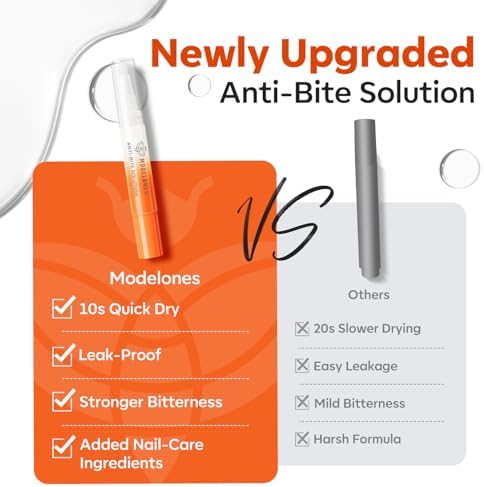 Water resistant bitter nail polish pen for daily habit correction