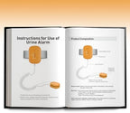 Compact bedwetting solution for elderly care and child potty training with vibration and sound alerts.