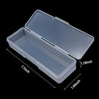 Plastic nail art tool box storage organizer case holding professional nail files