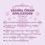 Sterilized medical grade vaginal cream applicators made in USA.