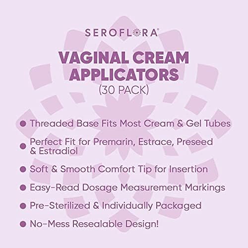 Sterilized medical grade vaginal cream applicators made in USA.