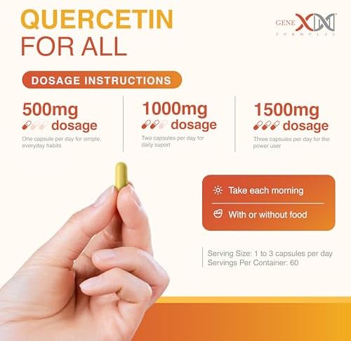 Back label with daily dosage instructions and manufactured in USA details