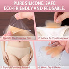 Inefticism no-bump design concealer pads in beige color.