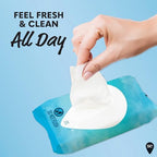 Summer's Eve pH-balanced micellar water wipes for sensitive skin cleansing.