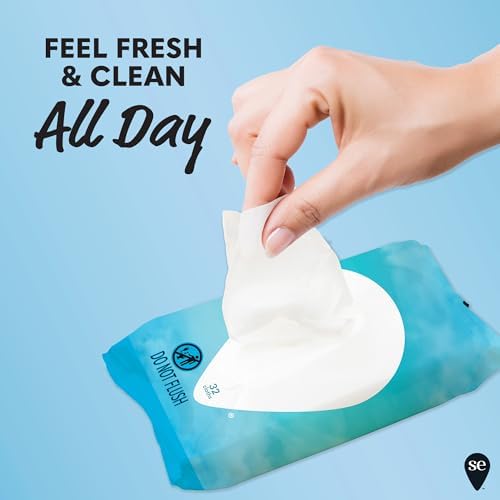Summer's Eve pH-balanced micellar water wipes for sensitive skin cleansing.
