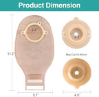 Application demonstration of the two piece convex colostomy bag system for recessed stomas