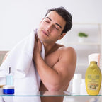 Eleganceinlife body powder shaker top for easy application of vanilla powder.