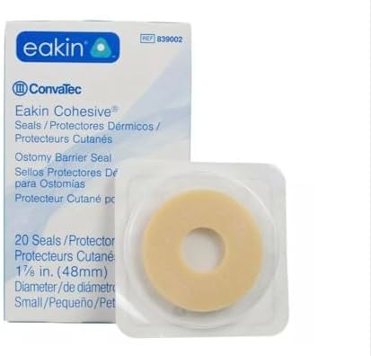 ConvaTec Eakin small cohesive seals pack of 20 for secure stoma care