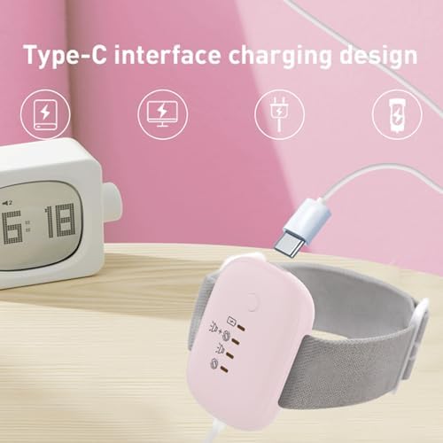 Pink potty training alarm for girls with three alert modes.
