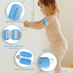 Blue wearable bedwetting wristband tracker for boys and girls training