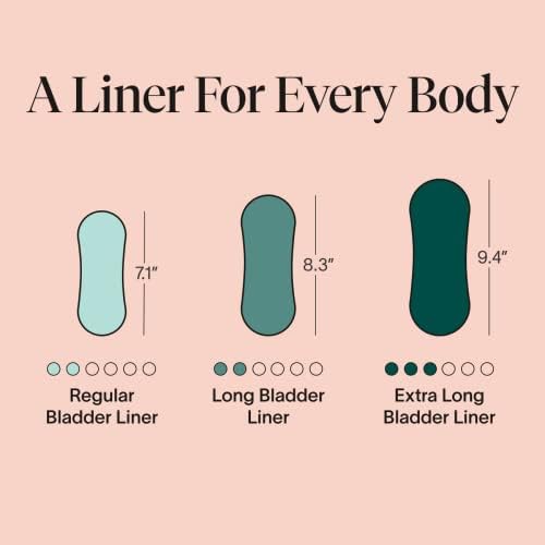 Cora long length organic cotton liners for women showing thin and flexible design.