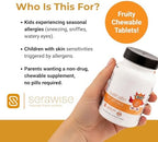 Serawise kids immune defense dietary supplement bottle top display
