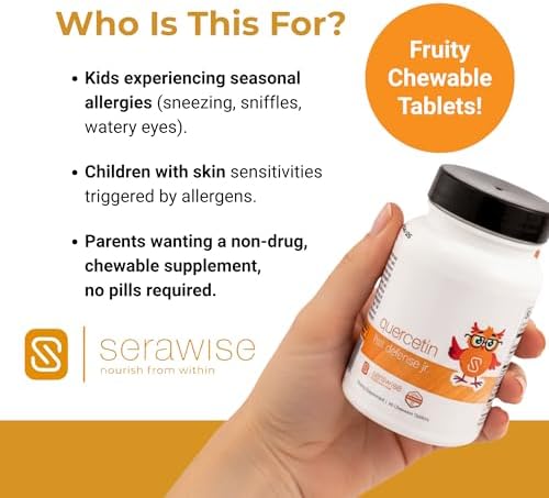 Serawise kids immune defense dietary supplement bottle top display