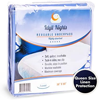 Idyll Nights bed pad showing tuck-in flaps for secure fit