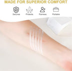 Sutures alternative adhesive strips showing correct spacing and application across a healing skin incision.