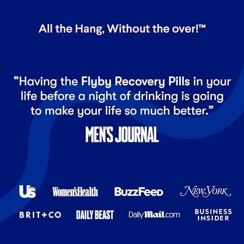 Flyby daily wellness and after party recovery supplement vegetarian capsules.