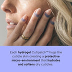 Cutipatch peel and press lifestyle application for dry skin hydration