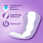 Always Extra Long panty liners showing Anti-Bunch technology feature