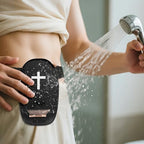 Waterproof colostomy bag guard for shower protection and leak prevention