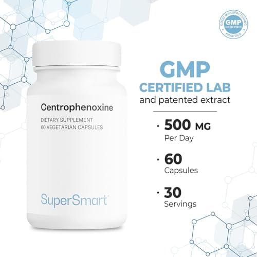 Supersmart Centrophenoxine non-GMO and gluten free ingredient certification details