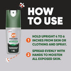 OFF! Sportsmen series insect shield bottle displaying the ten hour protection badge clearly.