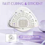 GGUP UV LED lamp with detachable bottom tray for pedicures