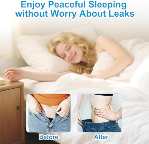 Leak proof abdominal wellness wrap featuring a white waterproof polyurethane backing border