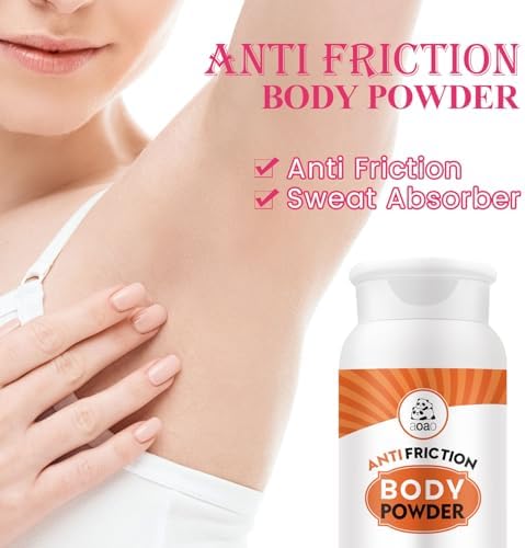 AOAO sweat absorbing powder for preventing skin irritation during sports.