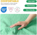 Jolly Care bed wetting pads close up view of durable double stitched leakproof edges