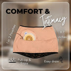 Side profile of SIIL ostomy belt showing thin discreet profile under clothes