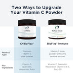 Designs for Health vegan immune defense powder container top view showing authentic seal