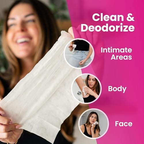 Super Fresh Lady Parts Jasmine and Rose scented wipes for women