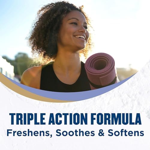 Talc-free body powder with aloe and chamomile for daily skin protection